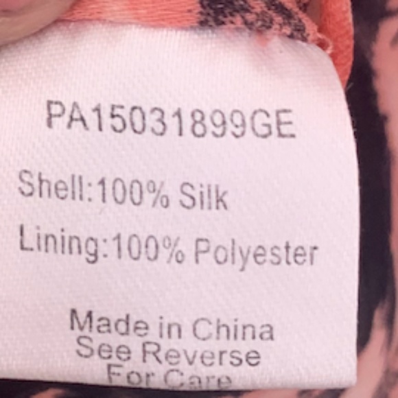 Parker Pink and Black Tropical Palm Tree Dress - Picture 5 of 5